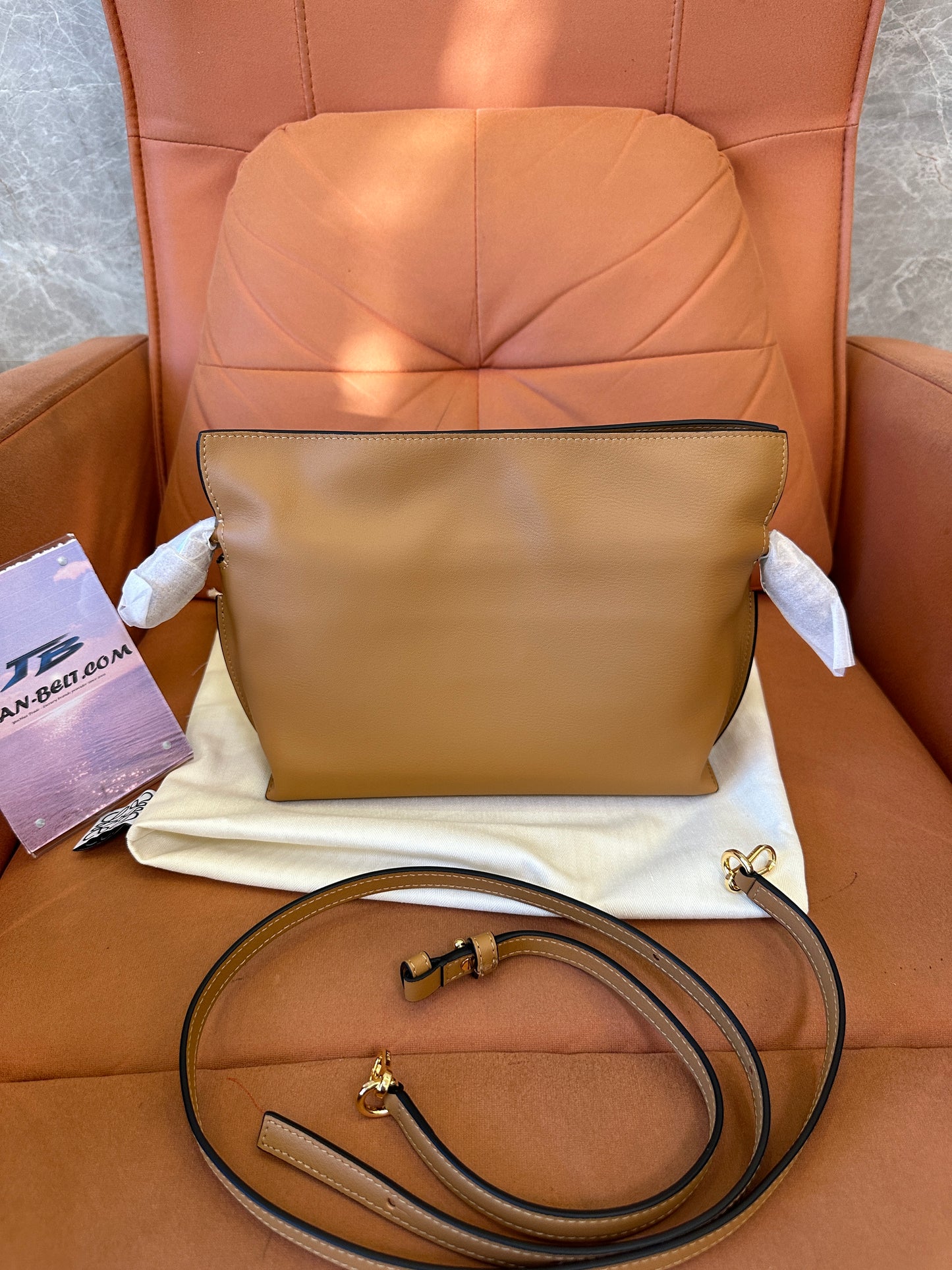 Loewe Flamenco Mini Bag Tan Napa Leather