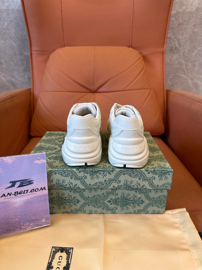 Gucci Rhyton Kids Sneakers White Leather