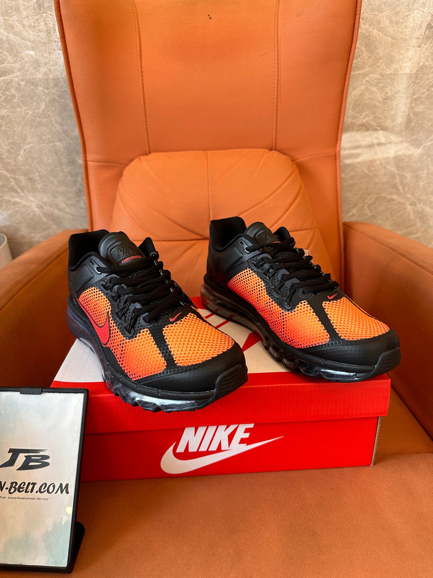 Zapatillas Nike Air Max 2023 Ultra Mesh - negro/naranja degradado