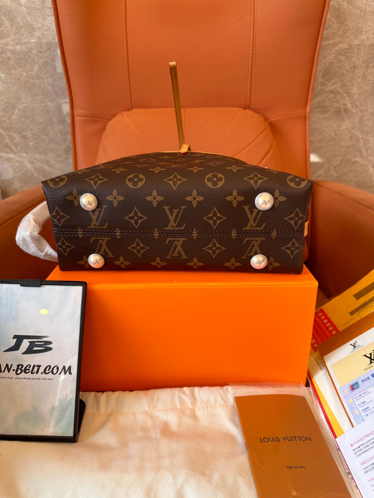 Bolso tipo cubo de lona con monograma NeoNoe de Louis Vuitton