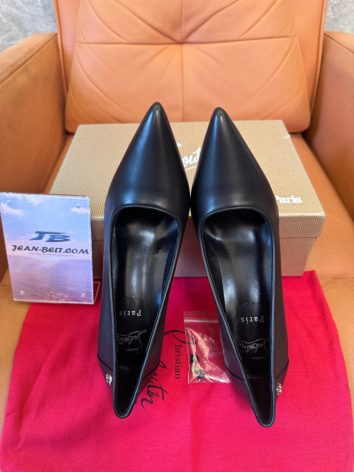 Christian Louboutin So Kate Black Leather Pumps