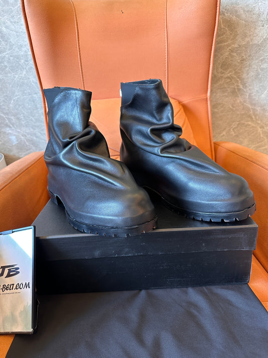 Botas de couro preto Rick Owens