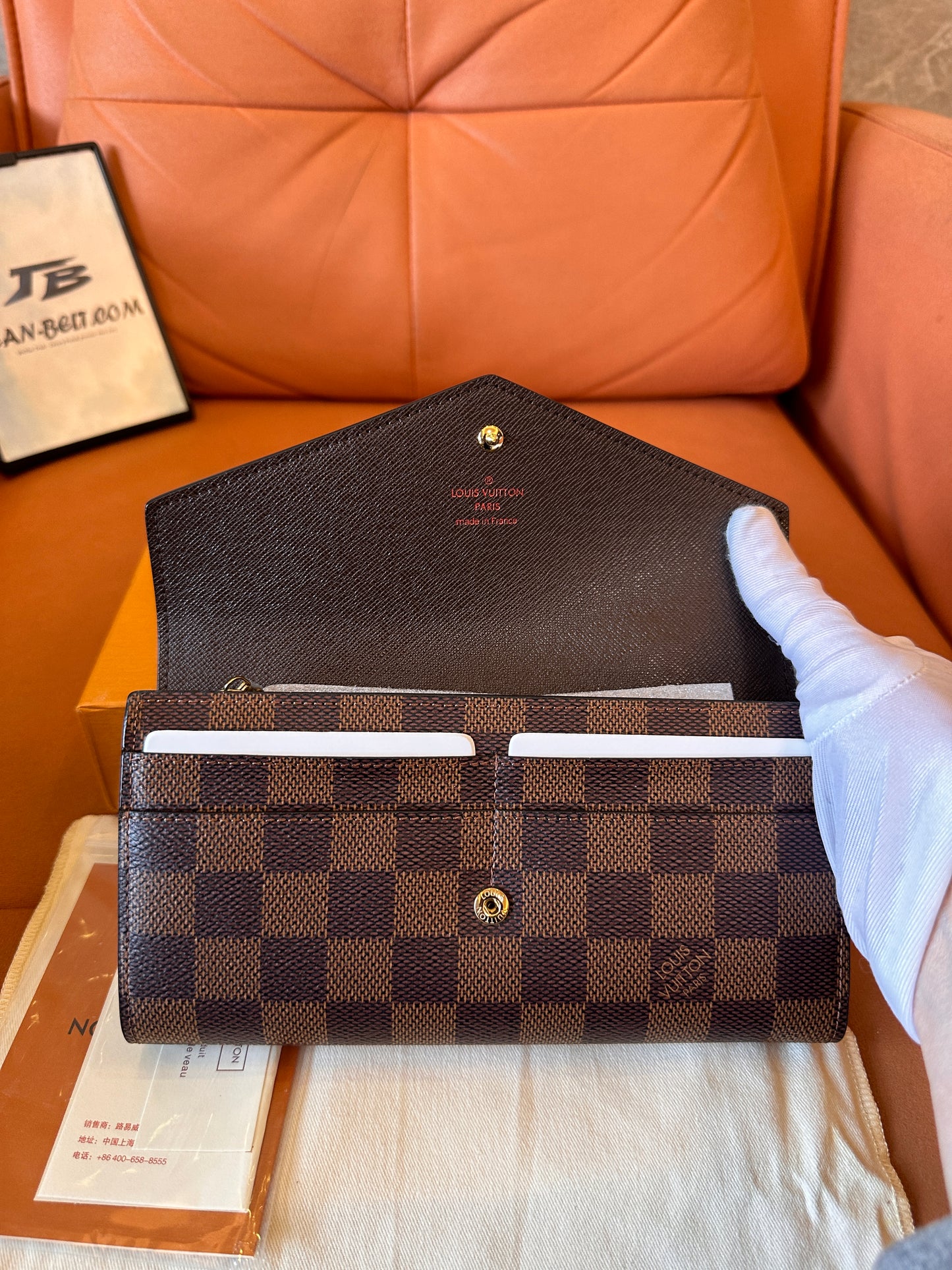 Cartera Louis Vuitton Damier Ebene