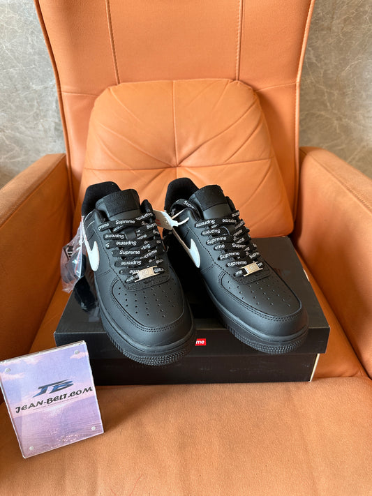 Nike Air Force 1 x Supreme Black Shoes