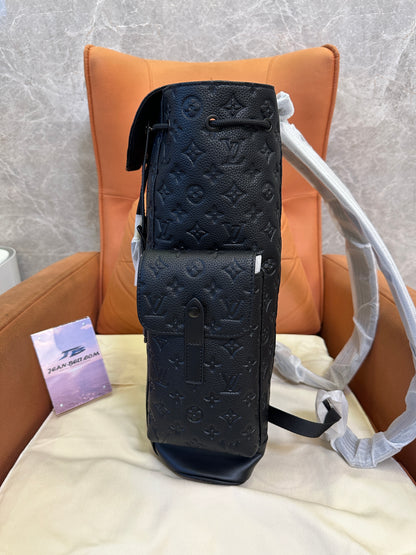 Louis Vuitton Christopher PM Backpack in Monogram Shadow Leather – Black