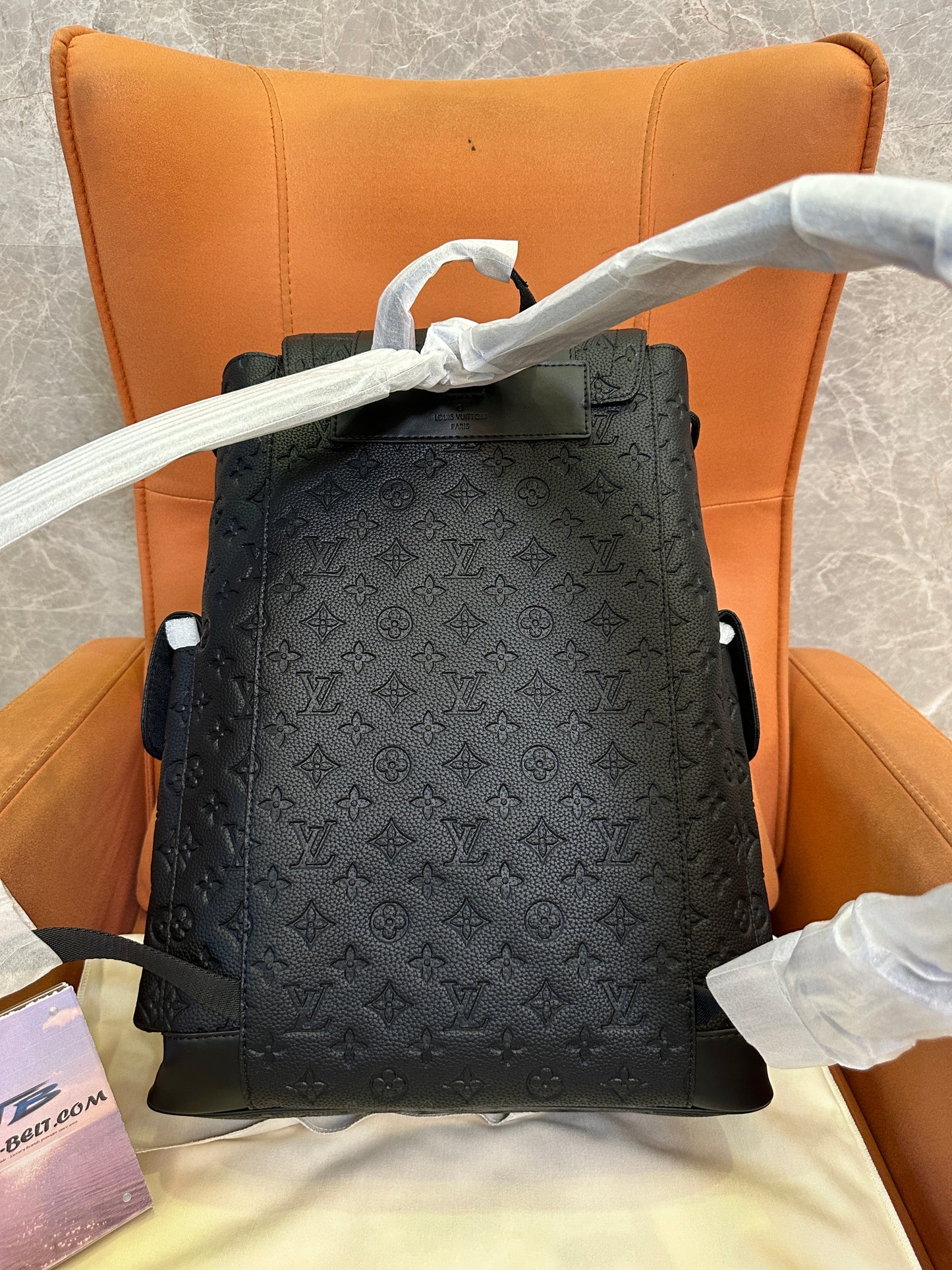 Louis Vuitton Christopher PM Backpack in Monogram Shadow Leather – Black