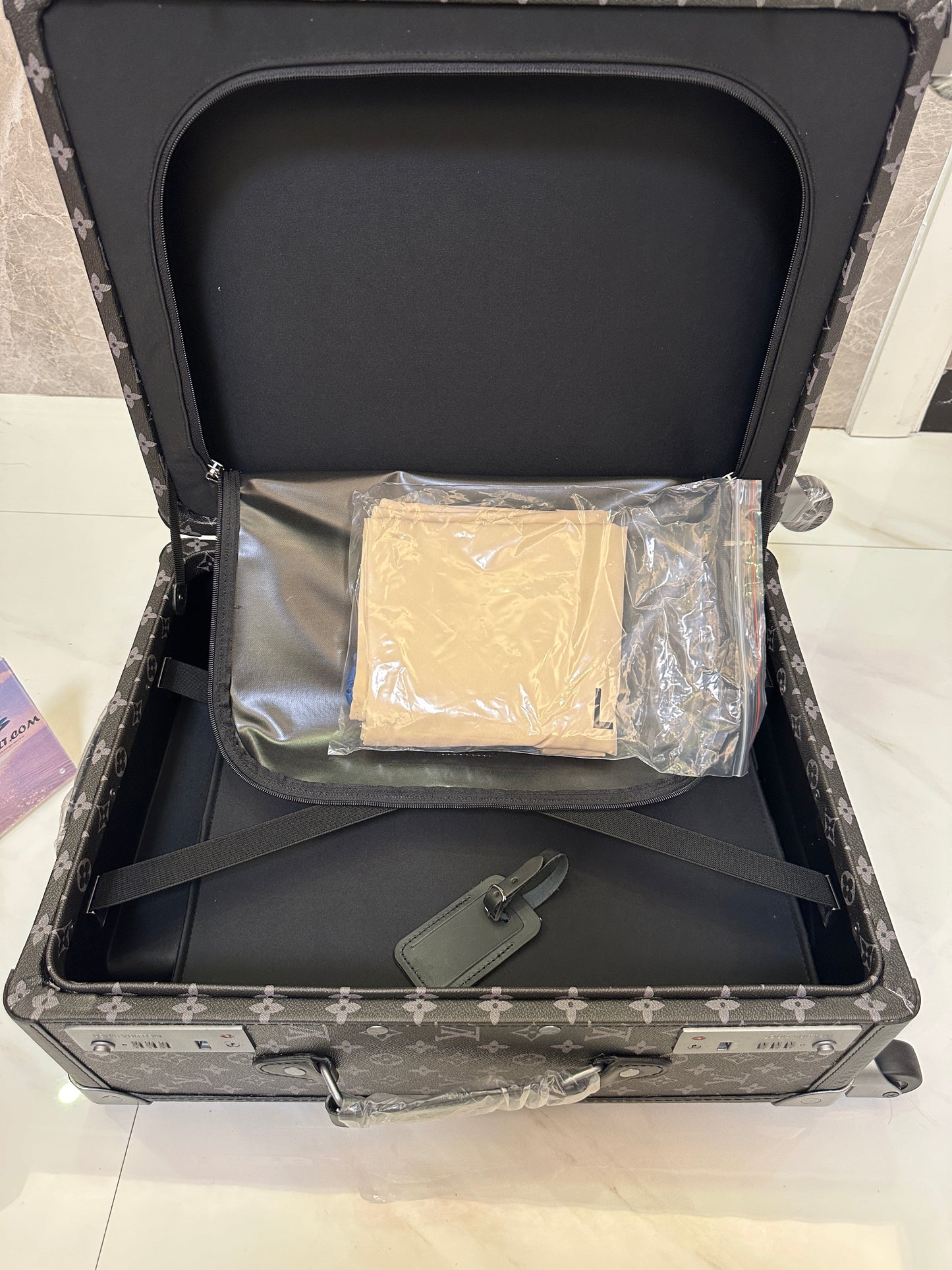 Louis Vuitton Monogram Eclipse Carry-On Spinner