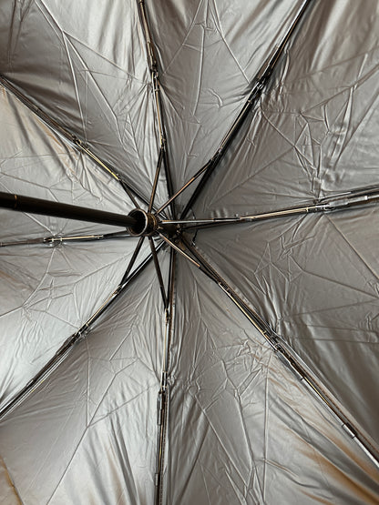 Chanel Folding Umbrella – Black & Gold Chain Motif