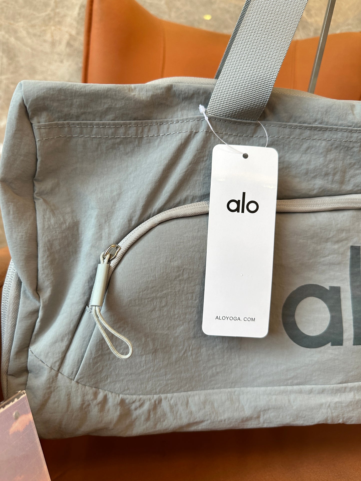 Alo Yoga Gray Large Duffle Bag