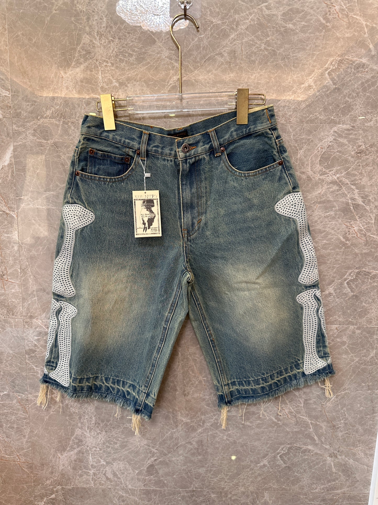 Pantalones cortos vaqueros Kapital Country Bone