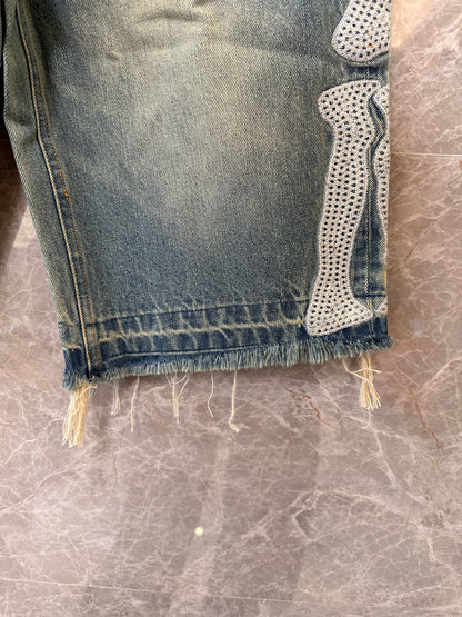 Pantalones cortos vaqueros Kapital Country Bone