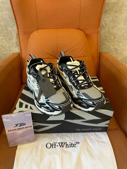 Off-White ODSY-1000 Sneakers – Black & White Mesh