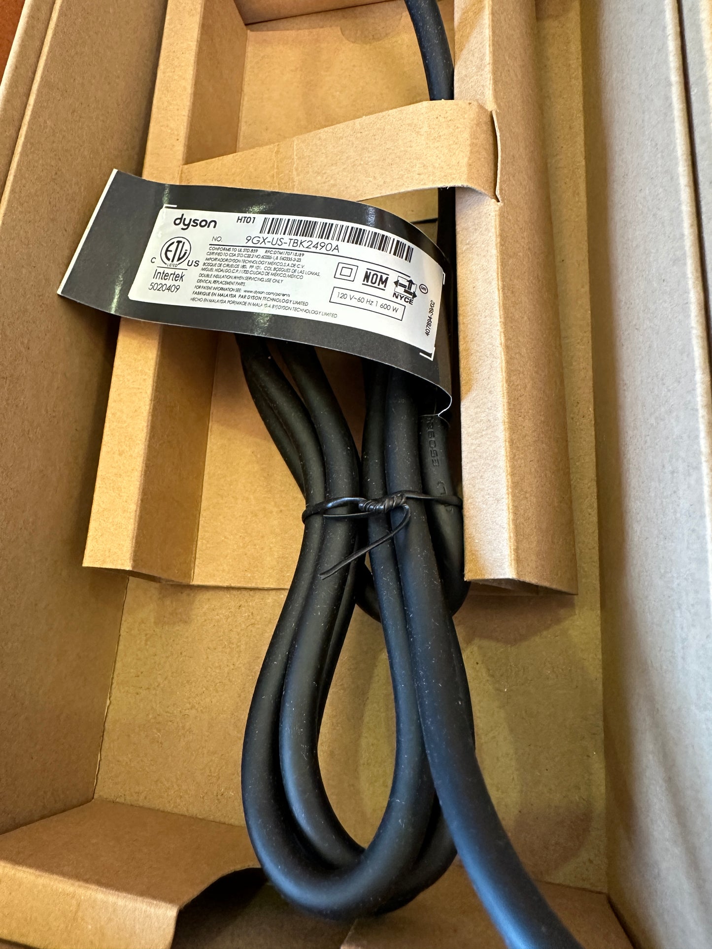 Dyson AirStrait Alisador de Cabelo – Azul Prússia/Cobre Rico (Modelo HT01)