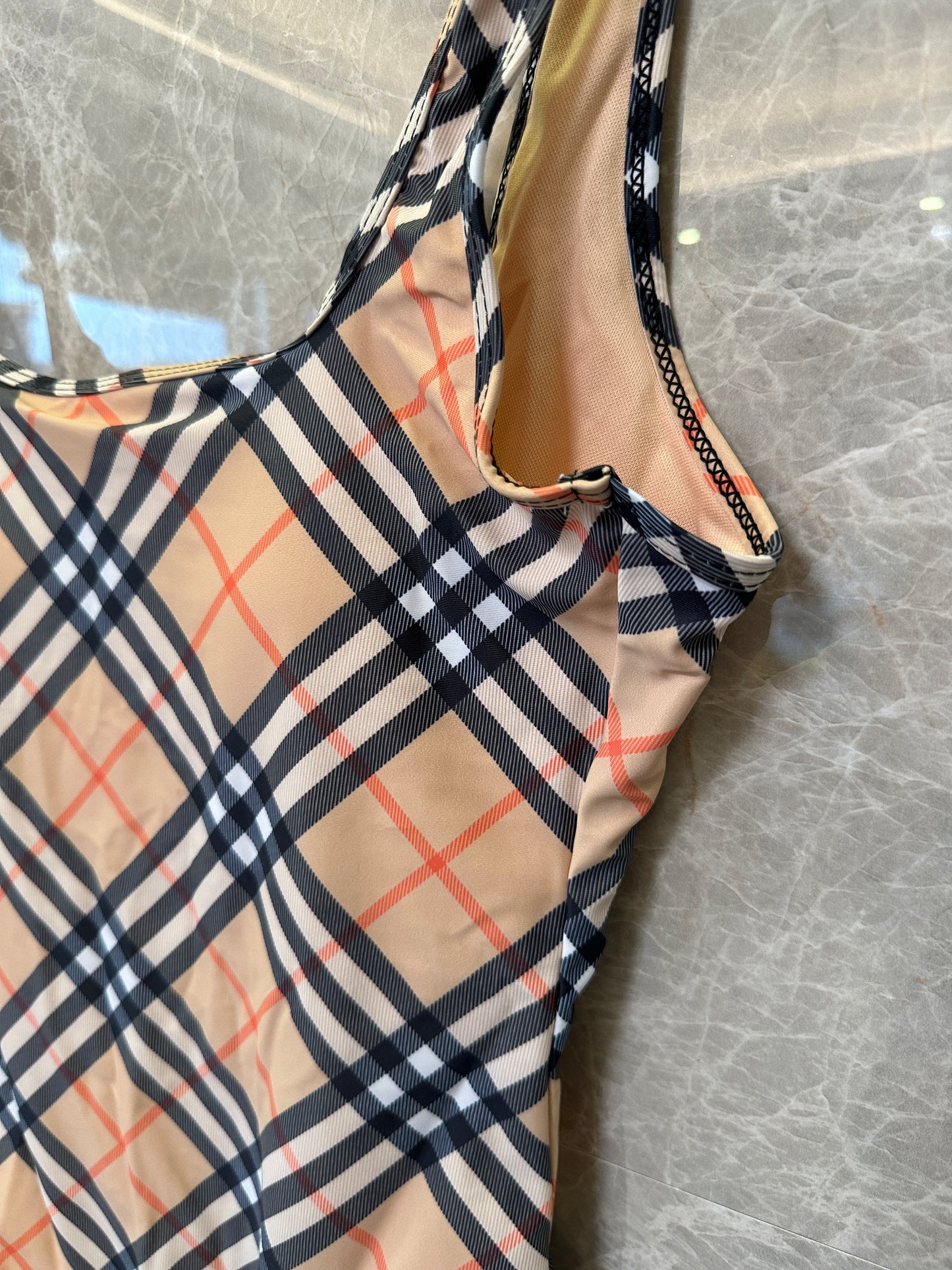 Burberry Vintage Check One-Piece Swimsuit