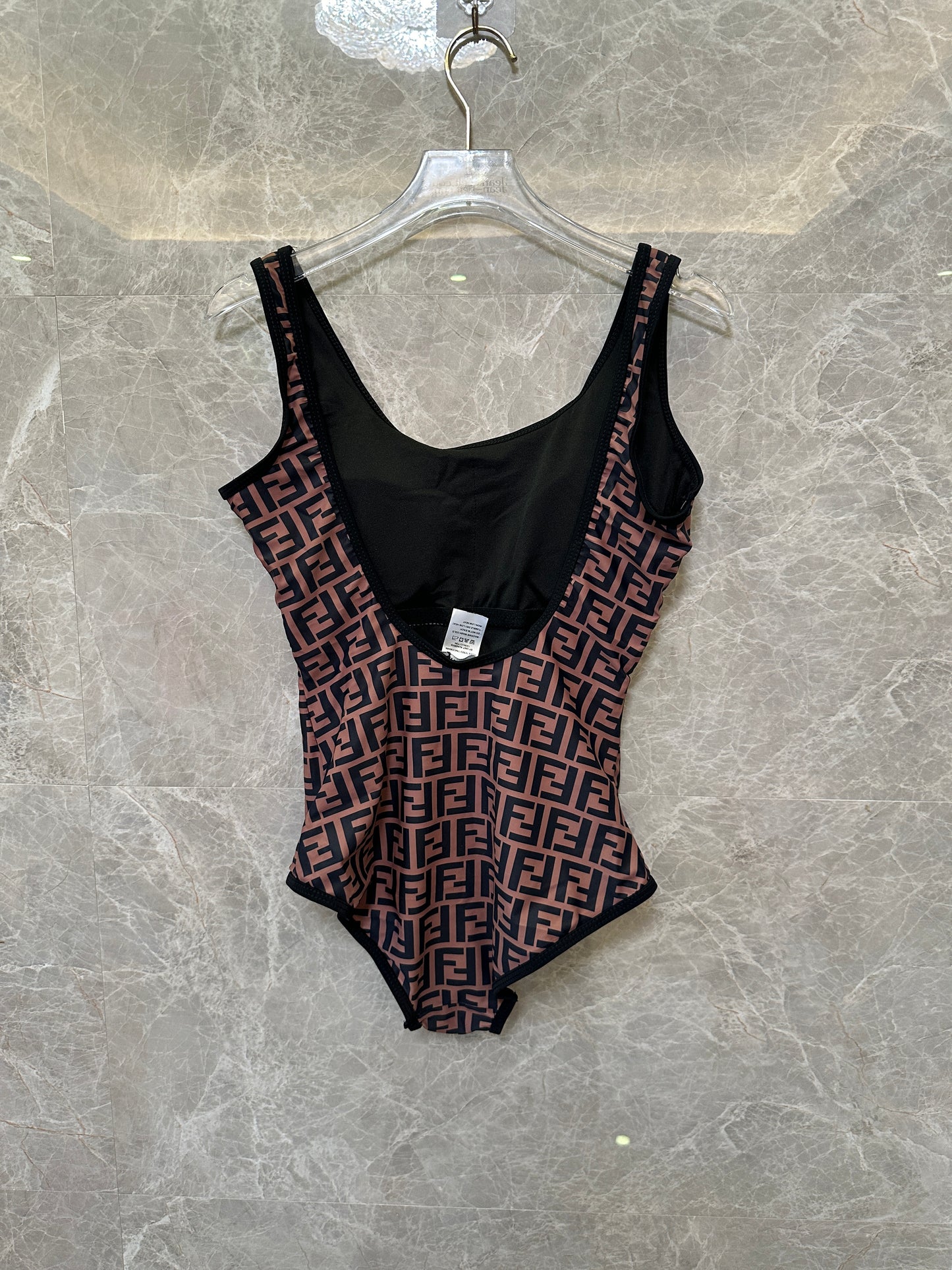 Fendi FF Logo One-Piece Swimsuit