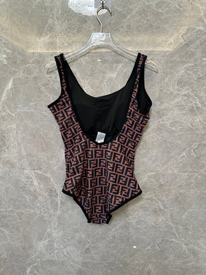 Fendi FF Logo One-Piece Swimsuit