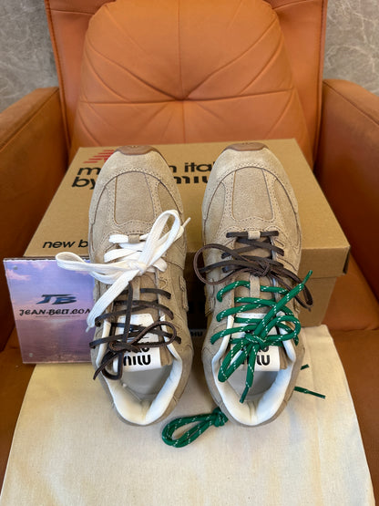 Miu Miu x New Balance 574 Collaboration Sneakers