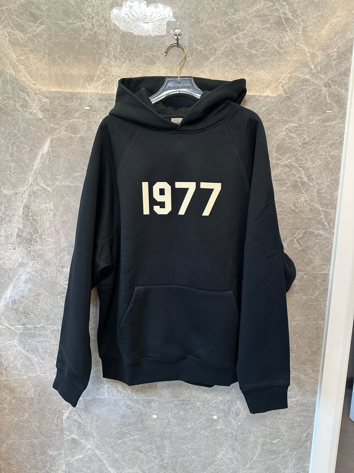 Fear of God Essentials 1977 Black Hoodie