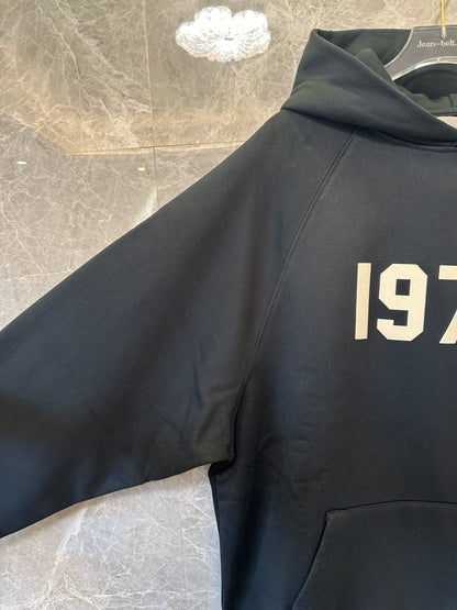 Fear of God Essentials 1977 Black Hoodie
