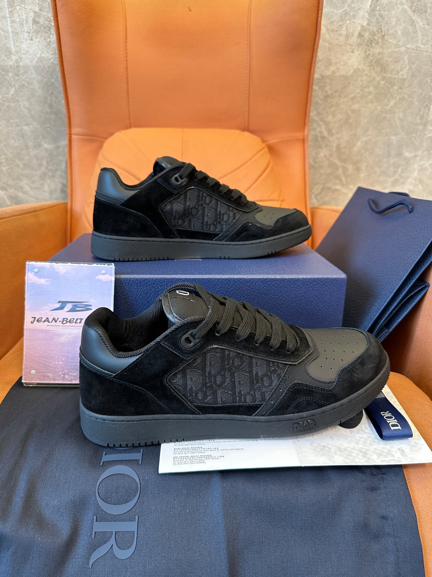 Dior B27 Low-Top Black Oblique Sneakers