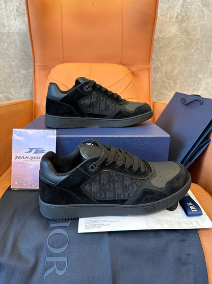 Dior B27 Low-Top Black Oblique Sneakers