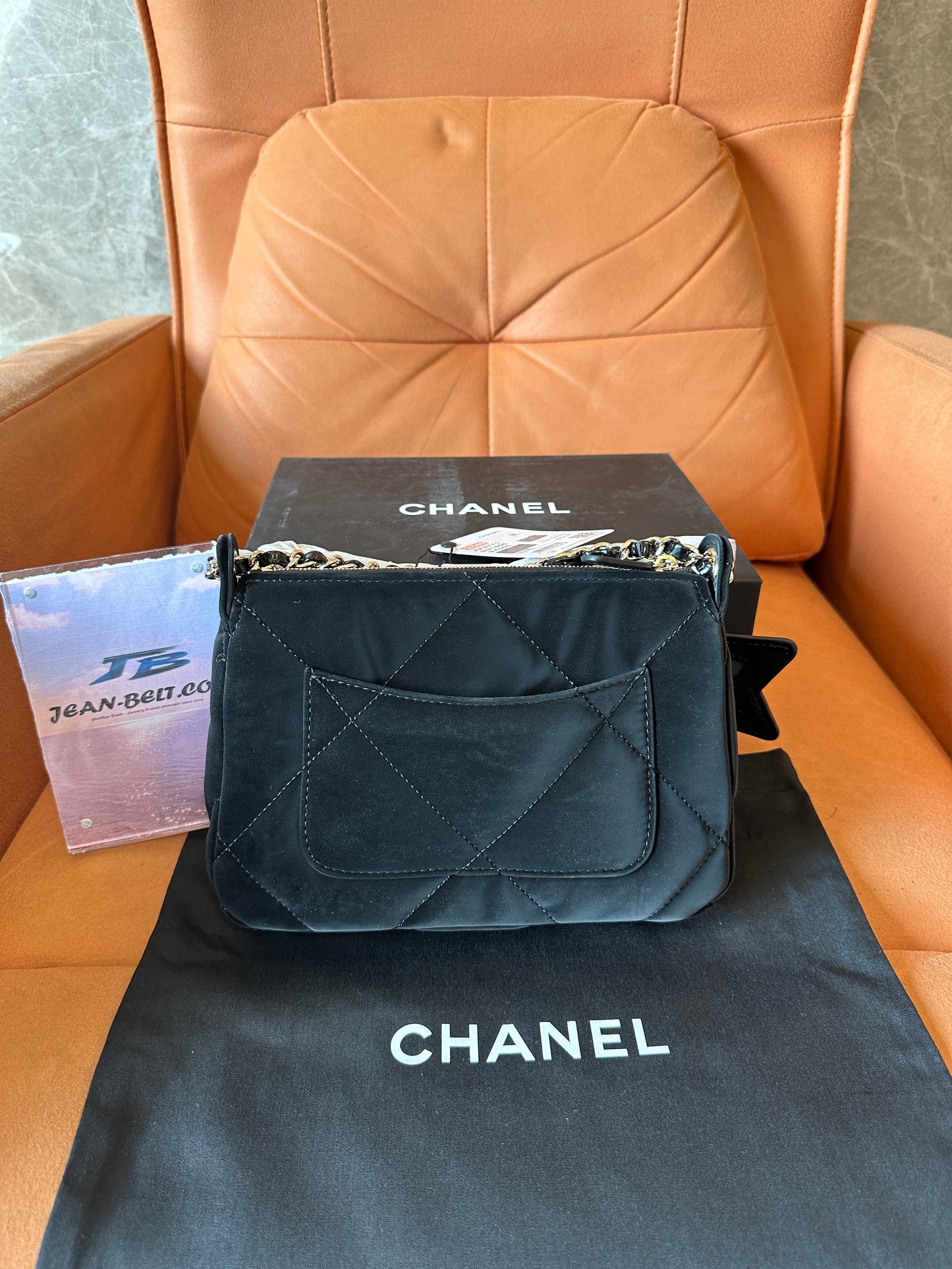 Chanel Quilted Nylon CC Logo Shoulder Bag
