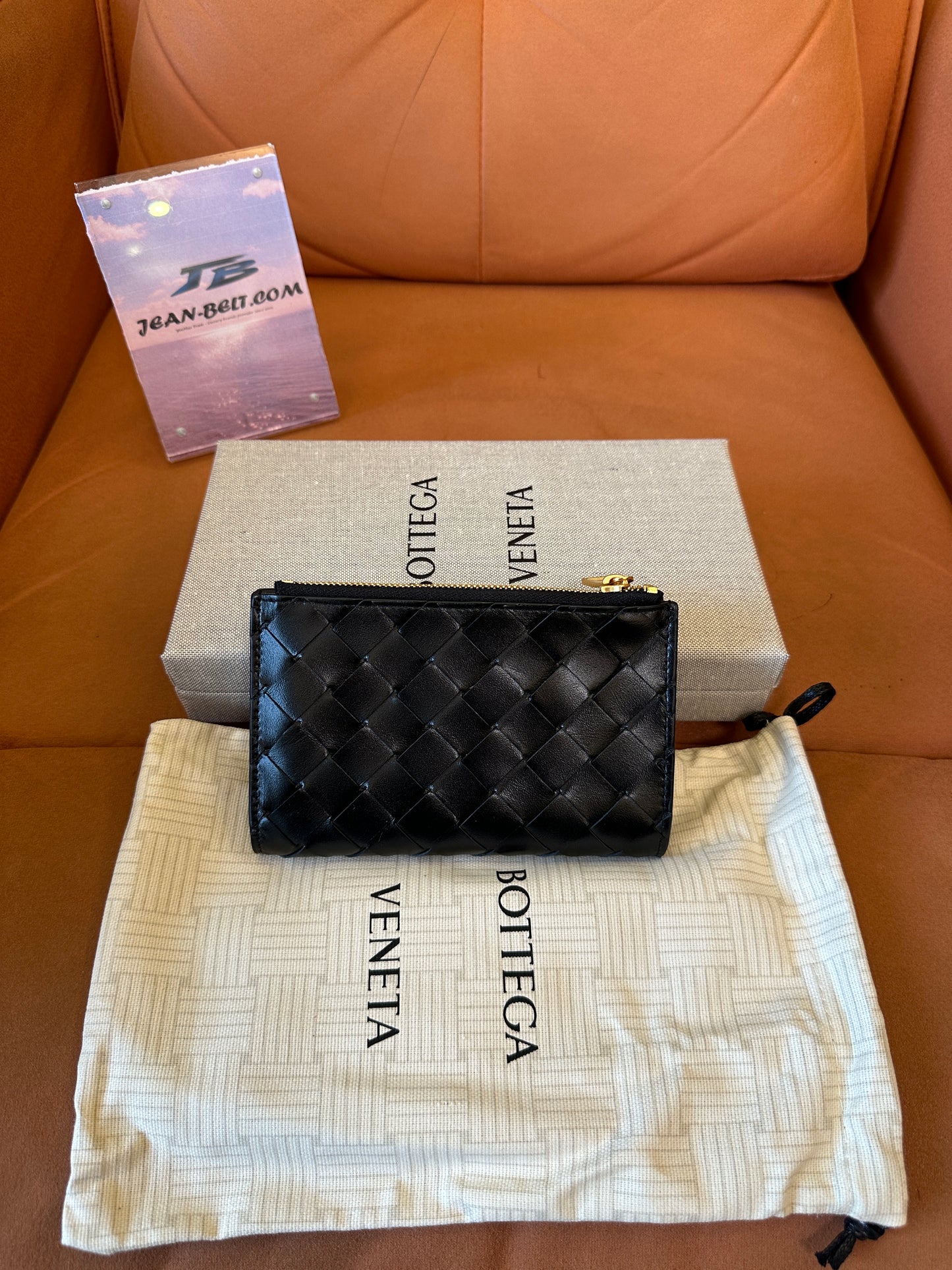 Bottega Veneta Intrecciato Leather Bifold Wallet – Black