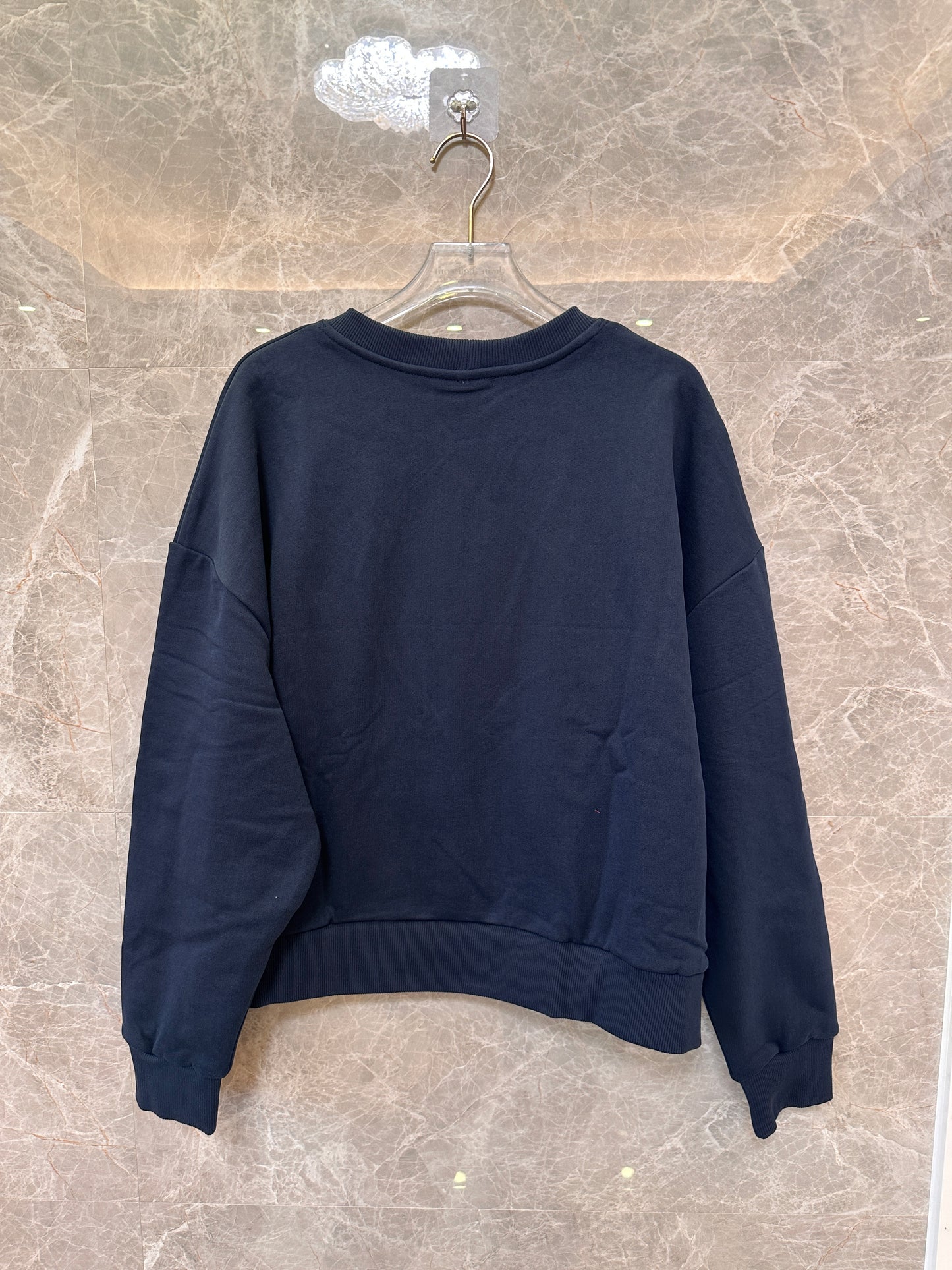 Celine paris Logo Sweatshirt - Navy Blue