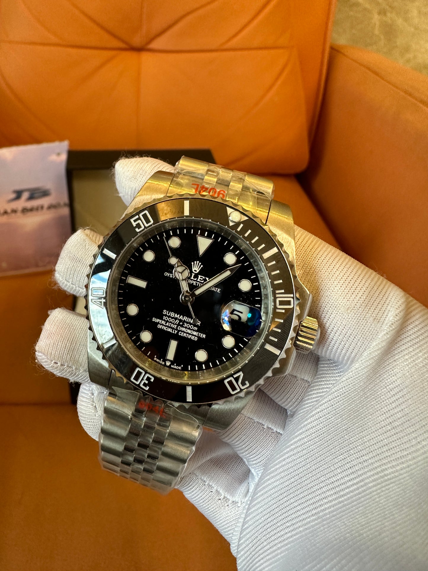Rolex Submariner Date Black Dial Automatic Watch – 41mm Stainless Steel