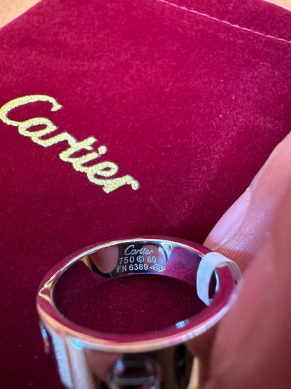 Cartier Love Ring in White Gold