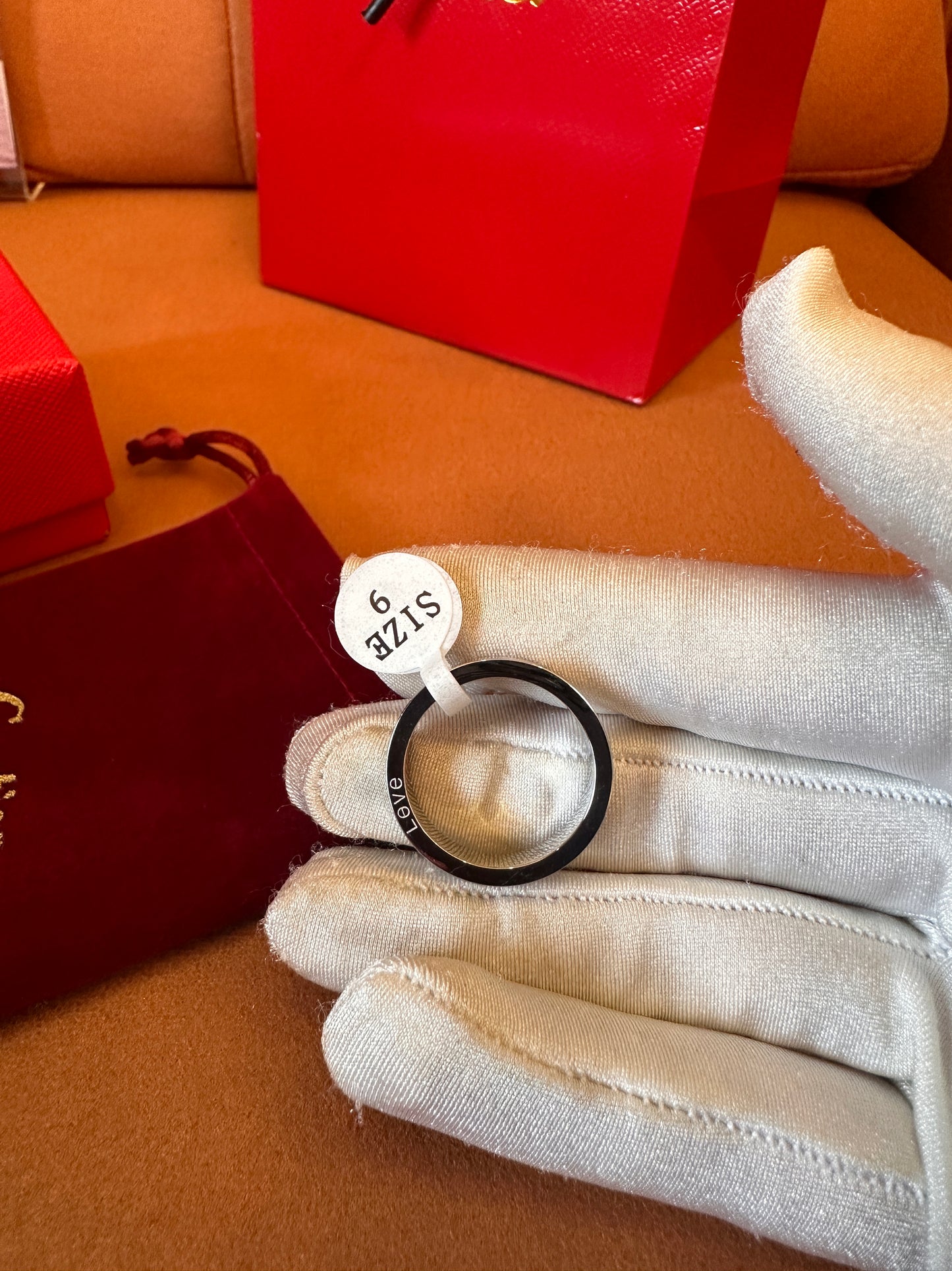 Cartier Love Ring in White Gold