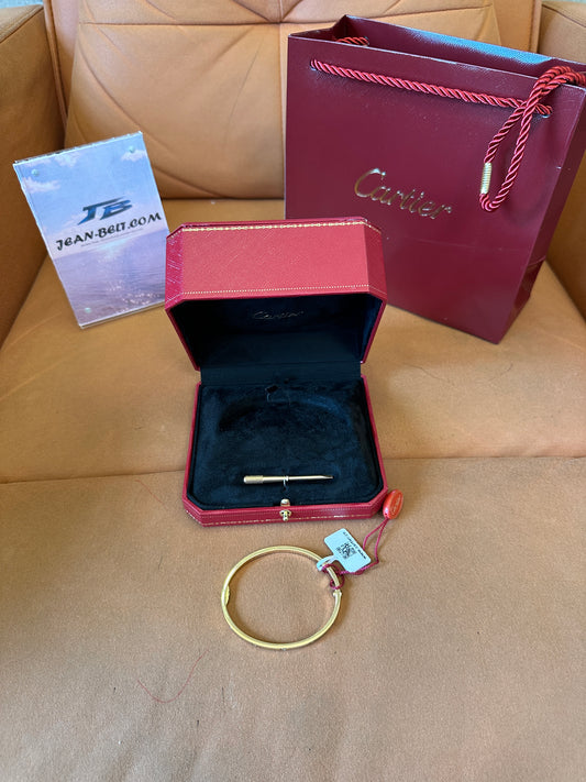 Cartier LOVE Bracelet – 18K Yellow Gold with 4 Diamonds (0.18ct)