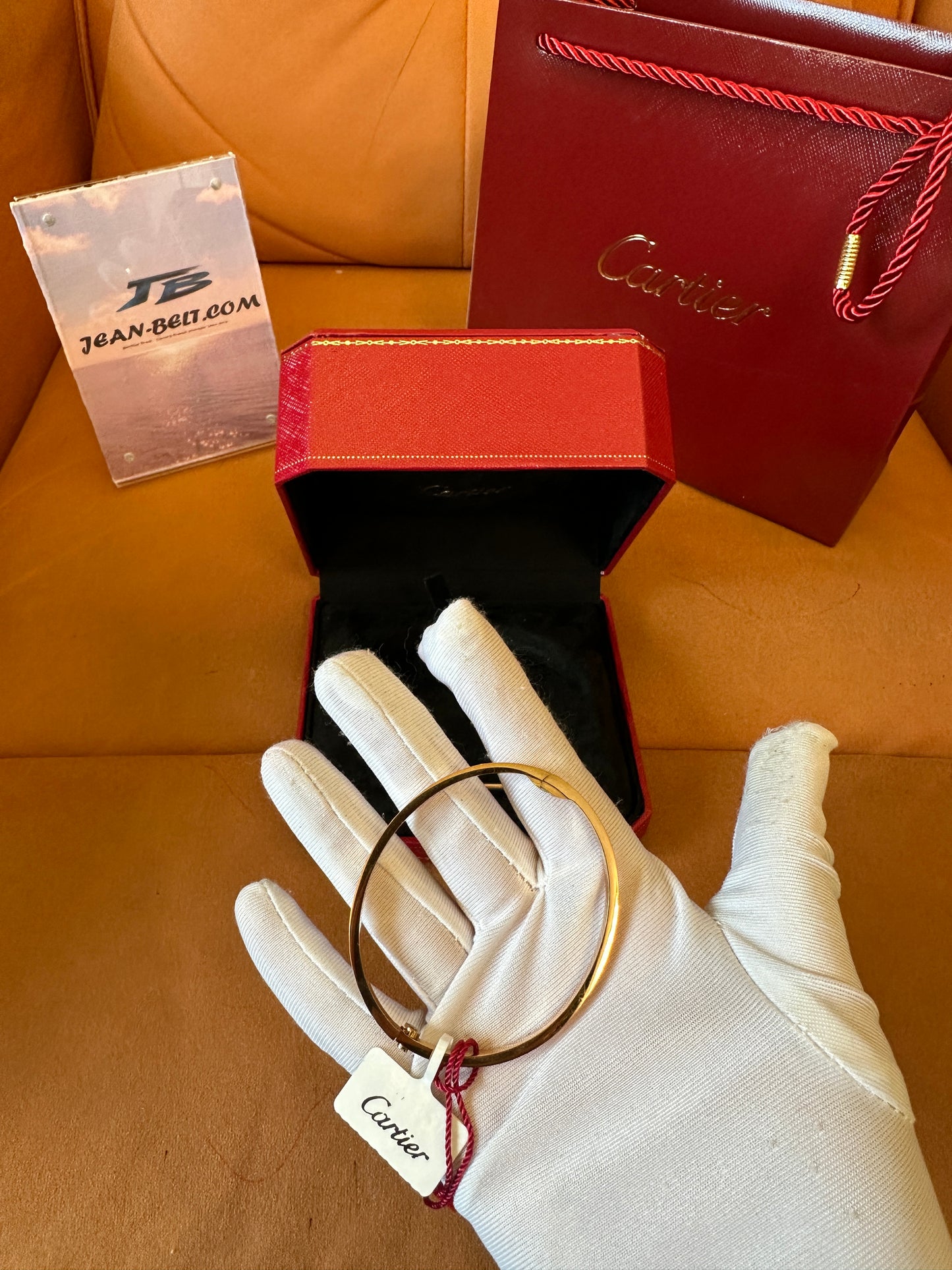 Cartier LOVE Bracelet – 18K Yellow Gold with 4 Diamonds (0.18ct)
