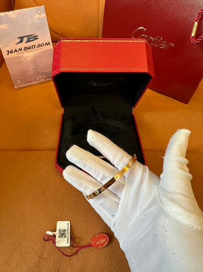 Cartier LOVE Bracelet – 18K Yellow Gold with 4 Diamonds (0.18ct)