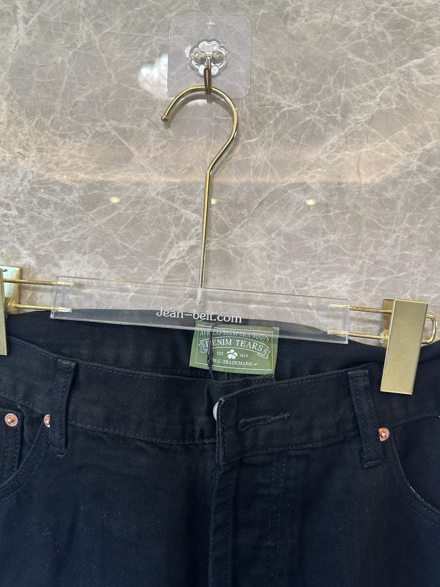 Denim Tears x Levi’s Cotton Wreath Calças de Ganga Pretas