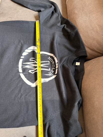 Moncler Classic Logo Print Black Knitted Sweater