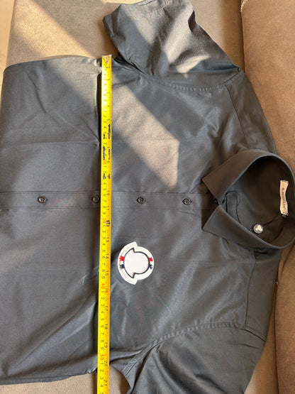 Camisa clásica de manga corta para hombre de Moncler - negra