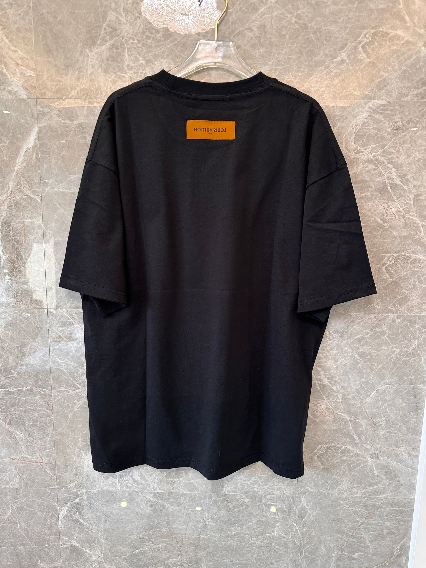 Louis Vuitton Men's Graphic Logo T-shirt - Black