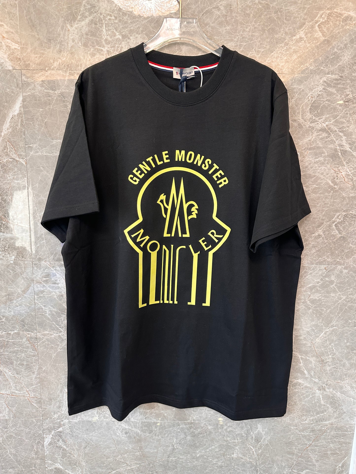 Moncler Gentlemen's Club Logo T-shirt - Black
