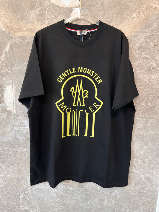 Moncler Gentlemen's Club Logo T-shirt - Black