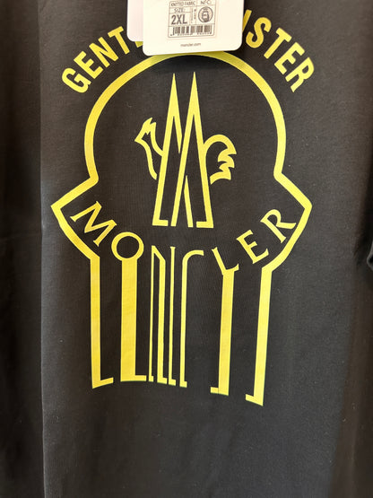 Moncler Gentlemen's Club Logo T-shirt - Black