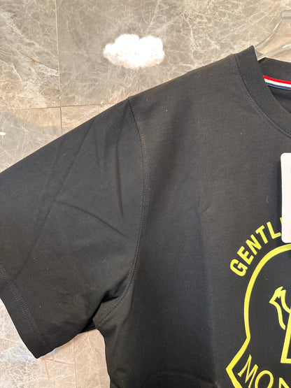 Moncler Gentlemen's Club Logo T-shirt - Black