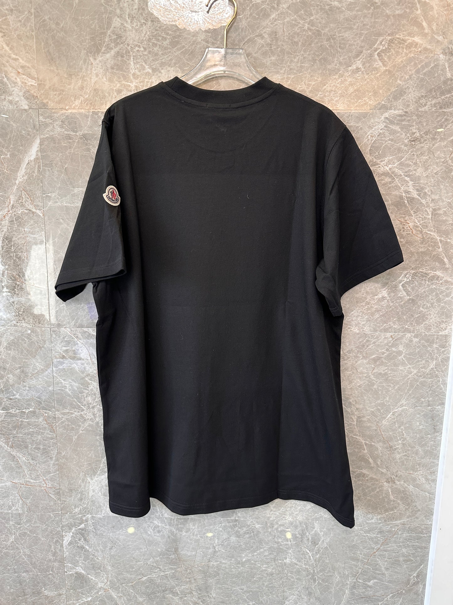 Moncler Gentlemen's Club Logo T-shirt - Black