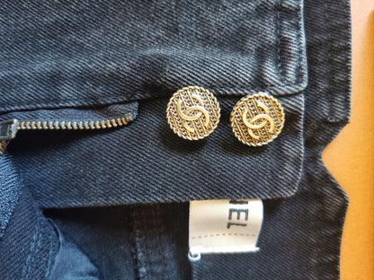 Chanel Classic High-Waisted Denim Shorts