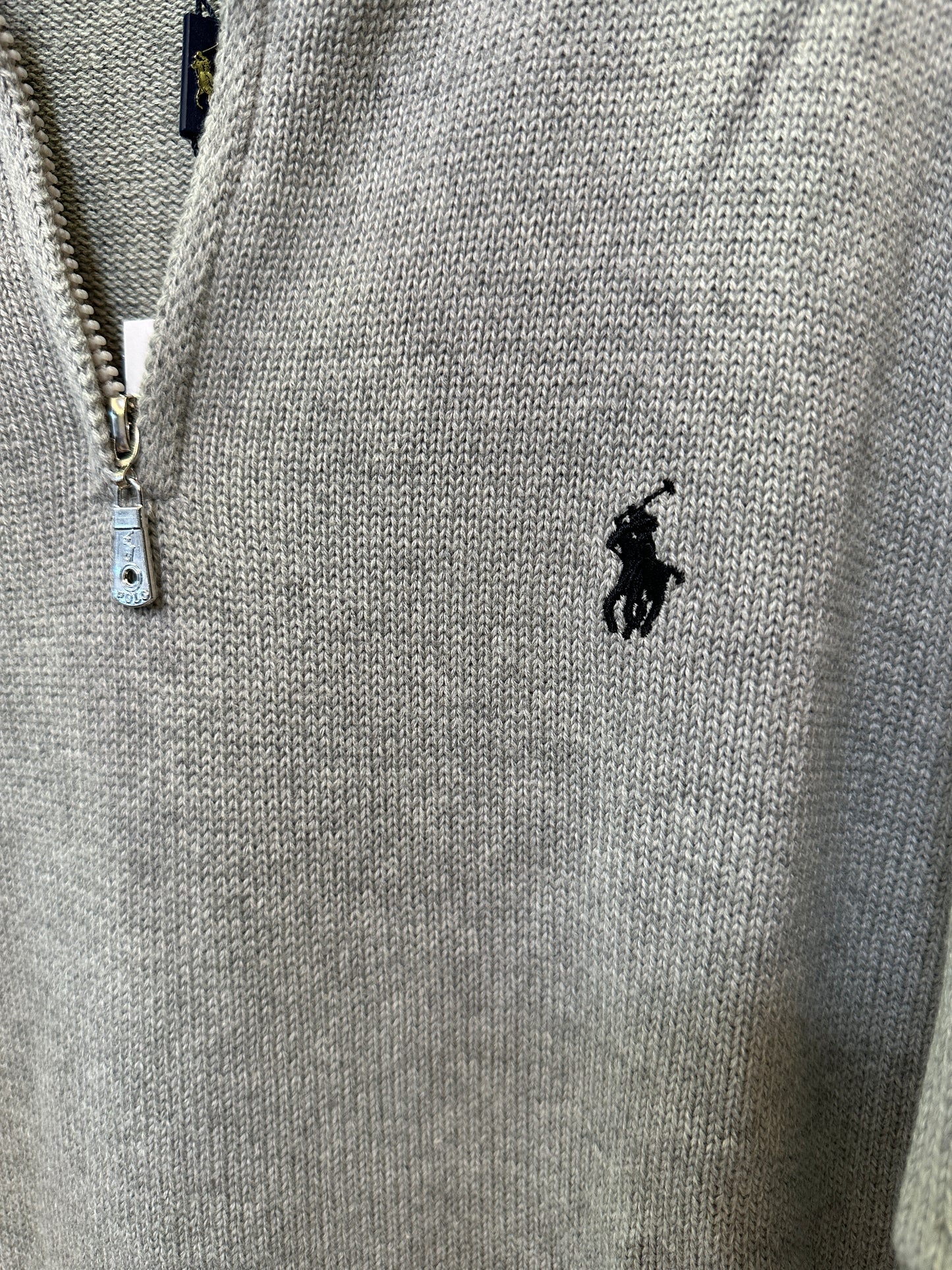 Polo Ralph Lauren Grey Half-Zip Sweater