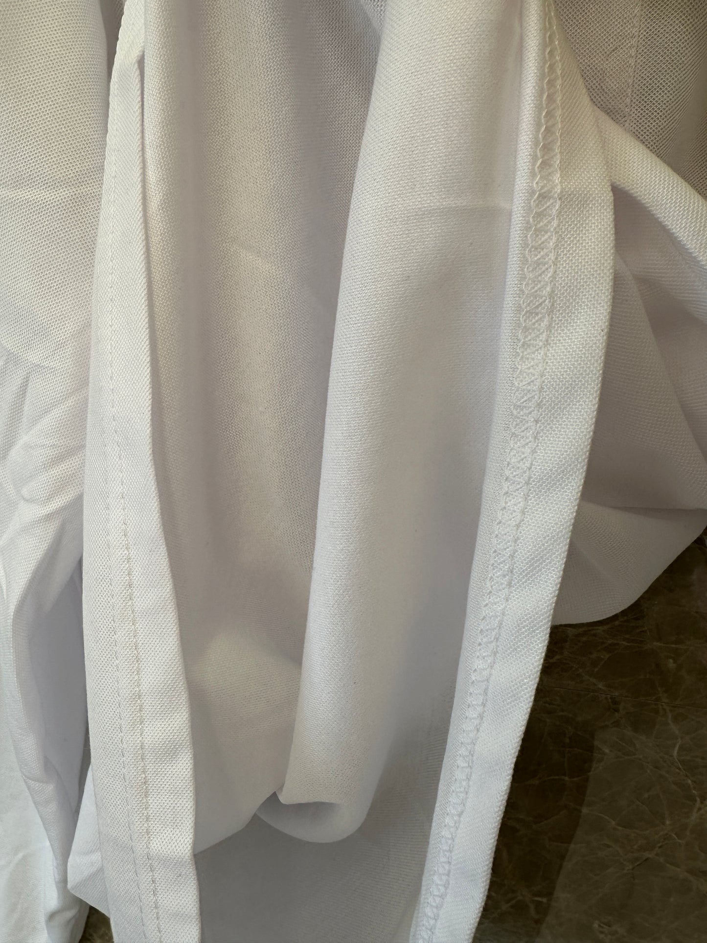 Polo Ralph Lauren White Long Sleeve Cotton Polo Shirt