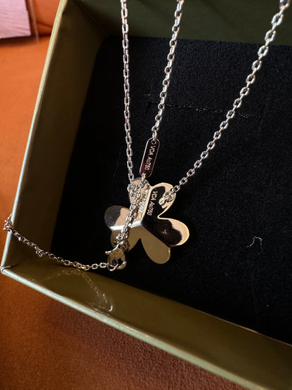 Van Cleef & Arpels Alhambra Silver Necklace
