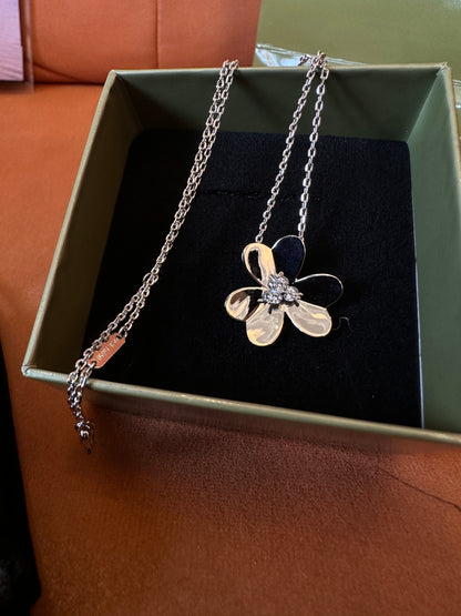 Van Cleef & Arpels Alhambra Silver Necklace