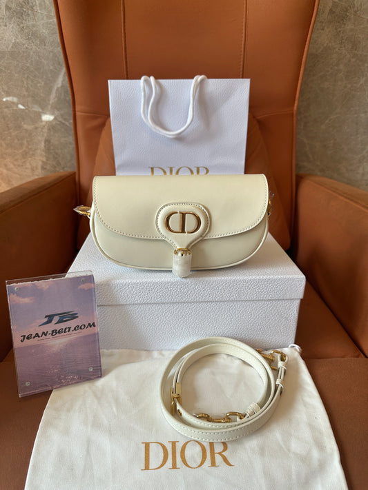 Dior 30 Montaigne Avenue Bag in Ivory Calfskin