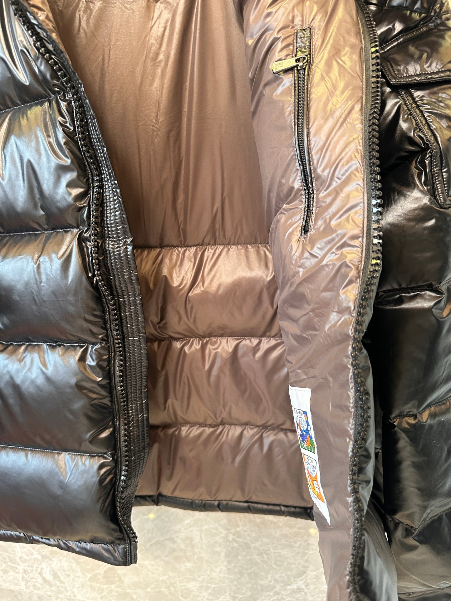 Moncler Shiny Puffer Jacket